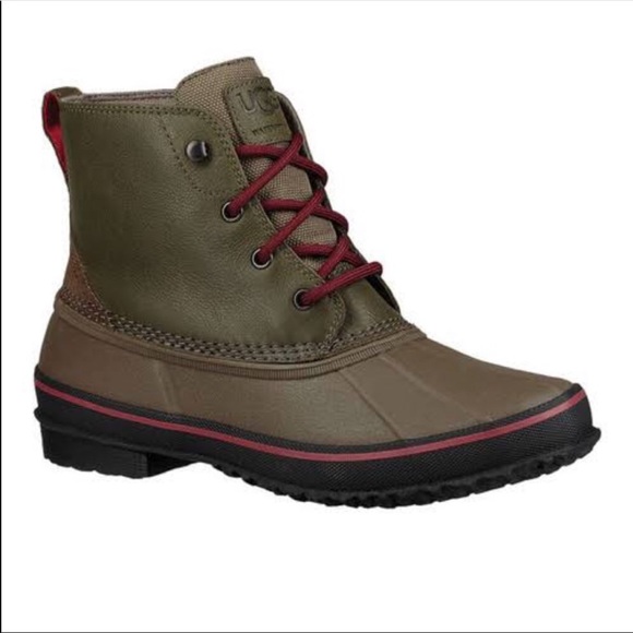 Authentic Ugg Men armygreen Winter waterproof boot main image 8